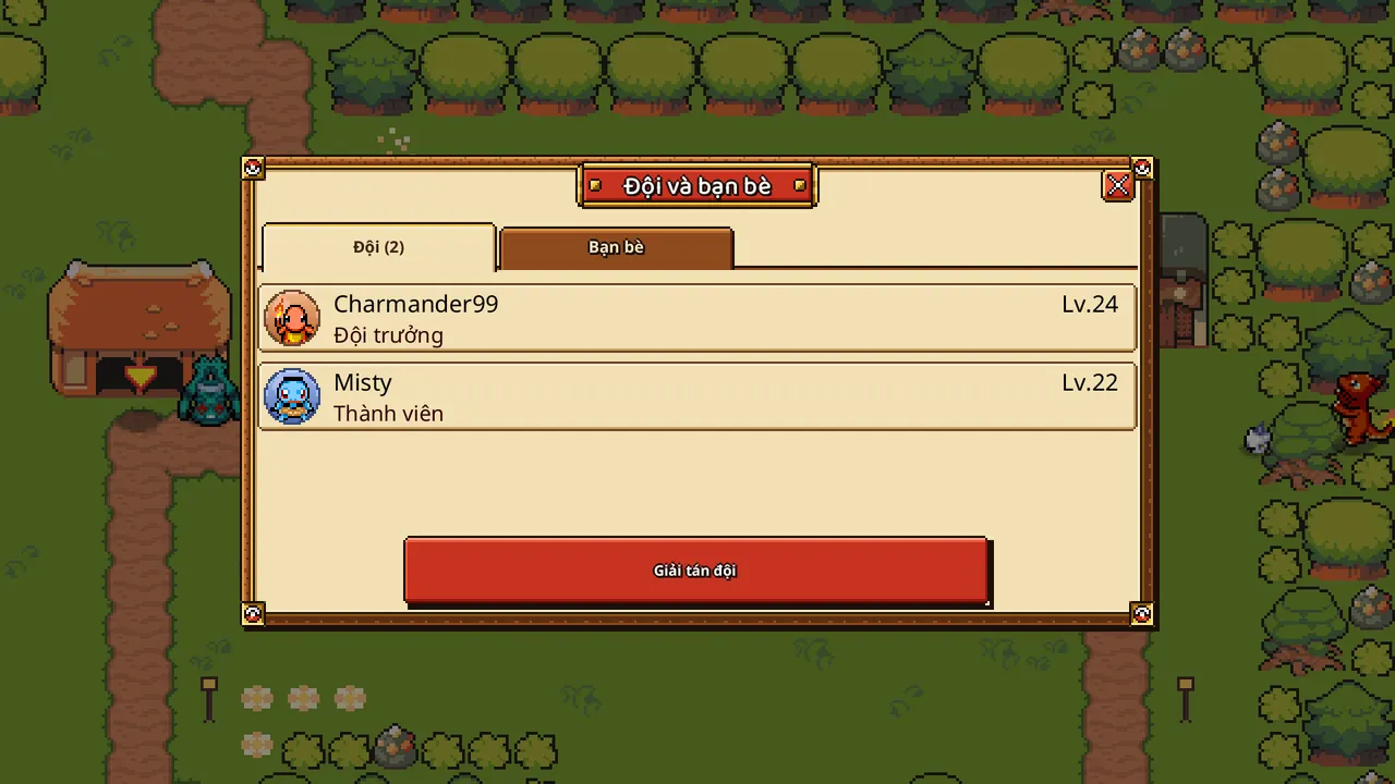 Ảnh trong game: Đội & bạn bè
